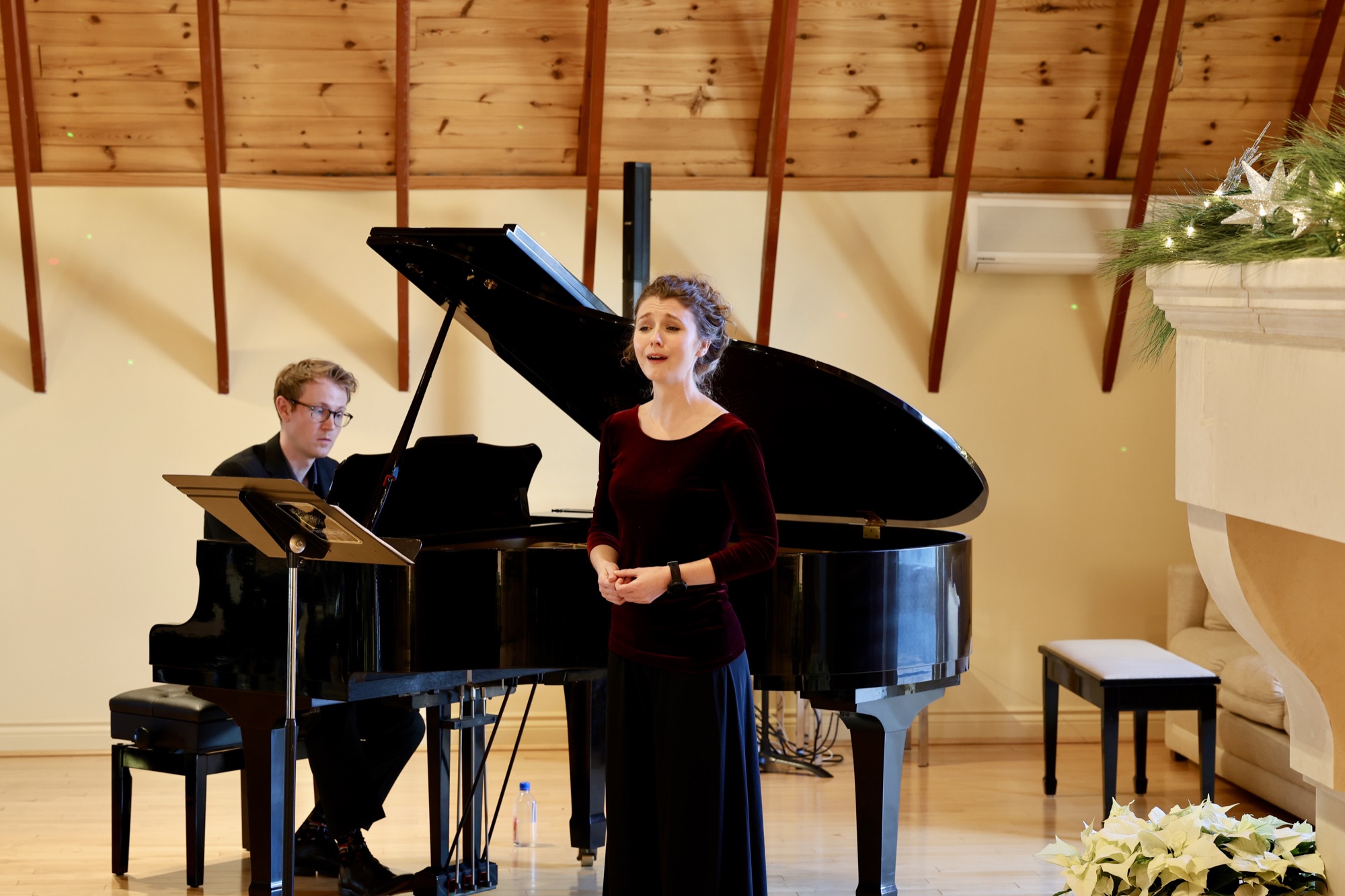 Connor O’Kane accompanying an art song performance