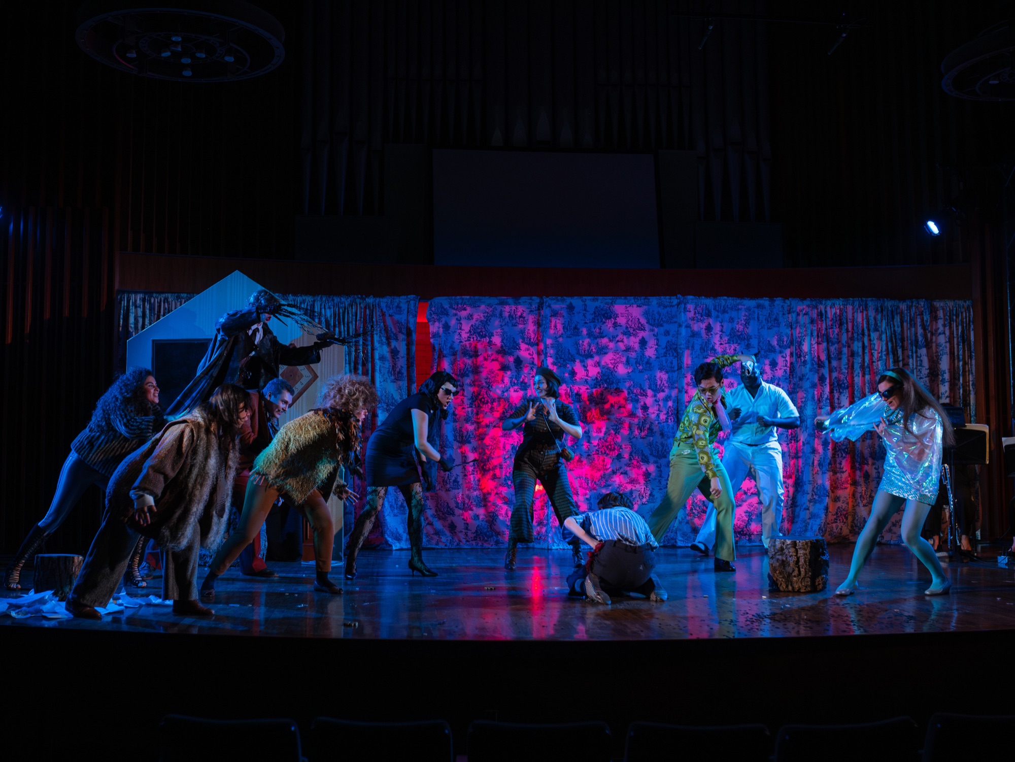 Opera production in performance